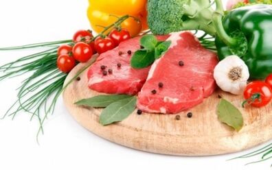 Bei einer Osteochondrose der Brustwirbelsäule ist eine gesunde Ernährung angezeigt.